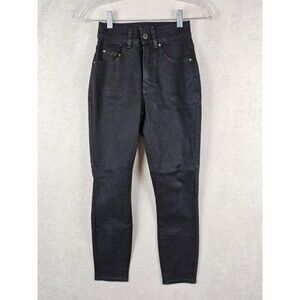 Universal Standard Women's Slim Skinny Black Denim Jeans Size 00